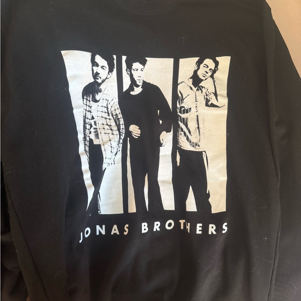 Jonas Brothers Black Graphic Sweatshirt